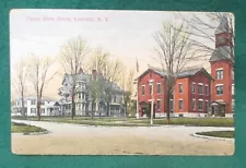 Estate Sale ~ Vintage Postcard - Upper State Street, Lowville, New York