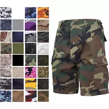 Rothco Tactical BDU Shorts Military Camo Cargo Shorts Army Fatigues Uniform