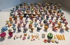 Lot Of 114 LPS Littlest Pet Shop Animals Accessories Pigs Cats Rabbits Dogs Fish