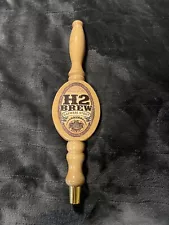 MORGAN STREET BREWERY H2 BREW OATMEAL STOUT BEER TAP HANDLE WOODEN