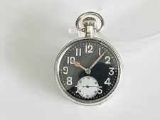 1916 1st WORLD WAR SILVER ROLEX MILITARY POCKET WATCH IN EXCELLENT CONDITION