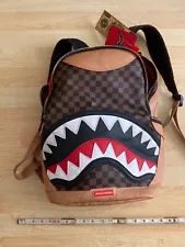 Sprayground Backpack Sleek Sharks In Paris 910B1800NSZ - Brown