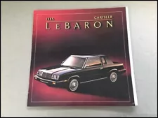 1985 Chrysler LeBaron 18-page Original Car Sales Brochure Catalog - Convertible