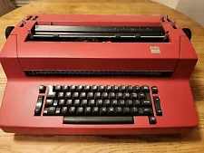 Vintage IBM Correcting Selectric II 2 Electric Typewriter Red