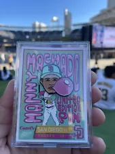 San Diego Padres Manny Machado Collectible Pin InHand for game on 8/20/2024