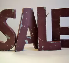 Metal Indistrial Chic Marquee "SALE" Sign