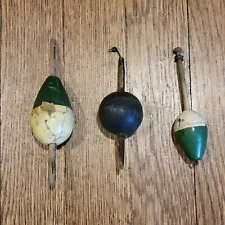 (3) Vintage Fishing Bobbers / Floats