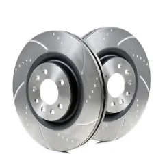 Rear Brake Discs to fit MG TF 160 MGF VVC Dimpled and Grooved