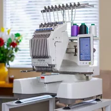 ricoma embroidery machine used EM-1010 and Free Bonus Items