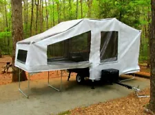 Motorcycle Camping Trailer used to Pull Behind Camper Tow Travel PopUp Tent