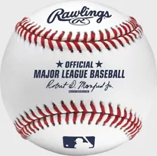 MLB RAWLINGS OFFICIAL MAJOR LEAGUE BASEBALLS ** MANFRED 1/2 DOZEN - QTY 6