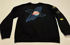 Nike Air Black Space Galaxy Planet Sweatshirt Pullover Men’s Size Large