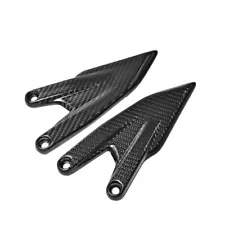 100% Carbon Fiber Heel Guards Footpeg Plate Protector For KTM 690 Duke 2012-2019