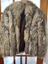 BEAUTIFUL, GENUINE COYOTE FUR JACKET FOR SALE