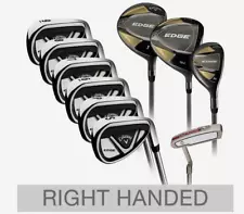 Callaway Edge (Black & Gold) NEW 10-Piece Complete Men's Club Set - 10.5 Right H