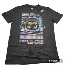 MTV ~ Music Television 12:00 August 1, 1981 ~ Medium Black ~ Size M ~ T Shirt