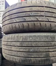 2x FALKEN AND CONTINENTAL 205/55 R17 3.5MM TREAD TYRES