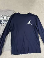 Dak Prescott Jordan Brand Long Sleeve T Shirt Lot Sm - Dallas Cowboys Sm