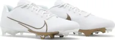 New Nike Vapor Edge Speed 360 Football Cleats Lightweight White-Gold ALL SZS ð¥