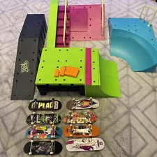 Tech Deck Skate Park Parts Lot & Fingerboards See Photos For Details