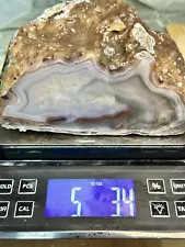 Very Large Half Moroccan Agate