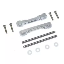 GPM Racing Aluminum Front Lower Suspension Mount Silver : Losi Lasernut U4