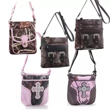 Mossy Oak and Real Tree Camouflage Crossbody Purses