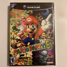 Mario Party 6 (Nintendo GameCube, 2004)please Read Damage Plastic Wrapped