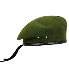 Hot Sale Men's Wool Blend Military Beret Army Cap Soldier Fancy Adjustable