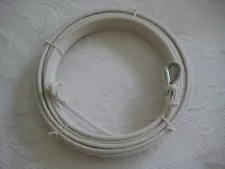 Cotton Lariat Rope Reata Soga- CR-03 80 feet 5/16" dia., with a Metal Burner