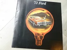 1971 Ford GALAXIE 500, LTD Automobile Sales Brochure