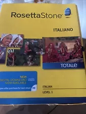 Rosetta Stone Italian Level 1 NEW In box