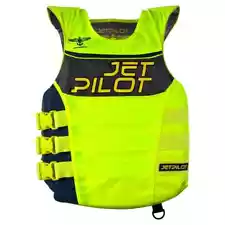 Jet Pilot F-86 Sabre Nylon CGA Vest (Small/Medium) - JP23213-NEON/NAVY-S/M