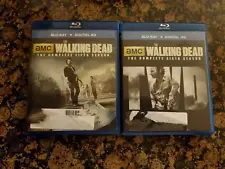 The Walking Dead Season 5 & 6 blu ray, no digital, free shipping