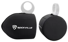 Rockville Neoprene Covers For (2) Wet Sounds ICON8 8" Wakeboard Tower Speakers