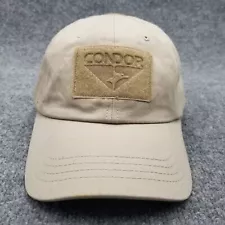 Condor Tactical Hat Cap Beige Strap Back Mens Adjustable Military