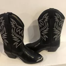 SMOKY MOUNTAIN BOOTS Size 4 Black USED