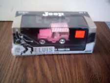 86472 GREENLIGHT DIECAST ELVIS 1960 JEEP SURREY CJ3B DL