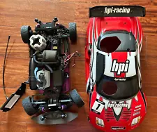 HPI RS4 RTR 3 EVO+ Nitro RC Car w/NSX Body + Servos