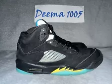 Air Jordan 5 Retro Athletic Shoes ‘Aqua’ 440888 047 - Size 7Y