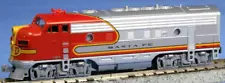 AT&SF WarBonnet EMD F7A Diesel Locomotive #300 Kato 176-2121 N SCALE DCC Ready