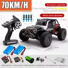 1:16 4WD RC Car LED 2.4G Remote Control Cars High Speed Drift Truck for Kids Toy