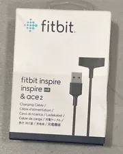 Fitbit Charging Cable for Fitbit Inspire/Inspire HR & Ace 2 Black Sealed New