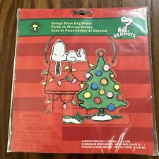 NEW 2011 Colorbok Peanuts Snoopy Holiday Foam Dog House Christmas