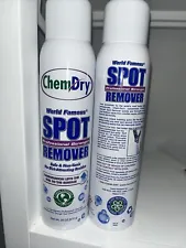 2 Cans Chem Dry Professional Strength Spot Remover Concentrate Free shipping