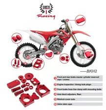 Honda CRF250R 2009-2017 Red Motocross Bling Kits Accessories anodized Red (For: 2009 Honda CRF250R)