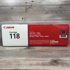 Canon Genuine 118 Black Laser Cartridge 2662B001 SEALED