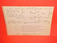 1954 DESOTO POWERMASTER 6 SPORTSMAN HARDTOP COUPE 6P SEDAN FRAME DIMENSION CHART