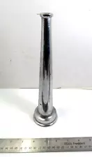 Vintage Fire Hose Nozzle 10" Chrome Plated