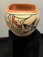 ACOMA PUEBLO POTTERY VASE NEW MEXICO NATIVE AMERICAN SOUTHWEST VINTAGE